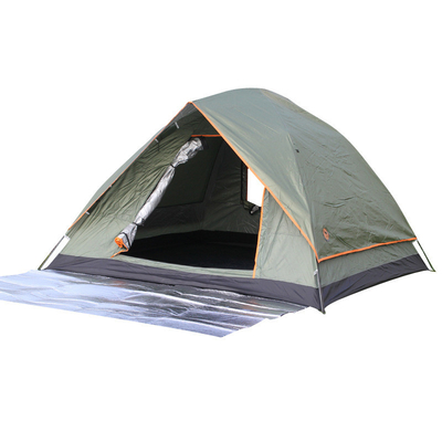 Tente extérieure en aluminium pour camping à 4 personnes avec clous hexagonaux/diamants originaux