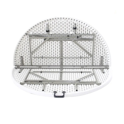 Logo personnalisé HDPE Plastique pliable Table ronde portable pour les événements