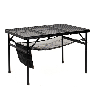 2023 Amazon Fête de barbecue en plein air Patio Table de pique-nique d'aluminium portable pliable