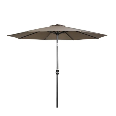 Parapluie en acier de style moderne avec manivelle à main et tissu imperméable