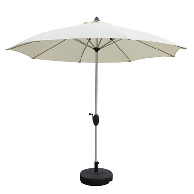 Parapluie UV en aluminium commercial étanche à l'eau Parapluie étanche au vent Parapluie extérieure de jardin avec 1,5 m de rayon
