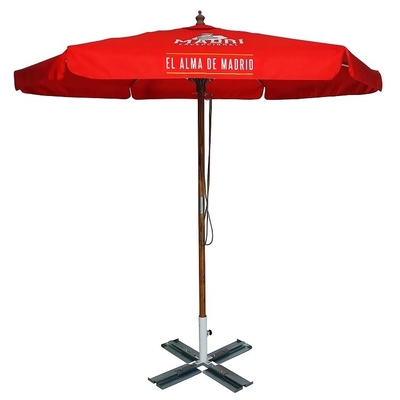 Parapluie en bois extérieur Sélection de l'espace de la salle d'appui