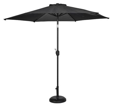 Parapluie pliable pour jardin extérieur protection solaire étanche bois à rayures